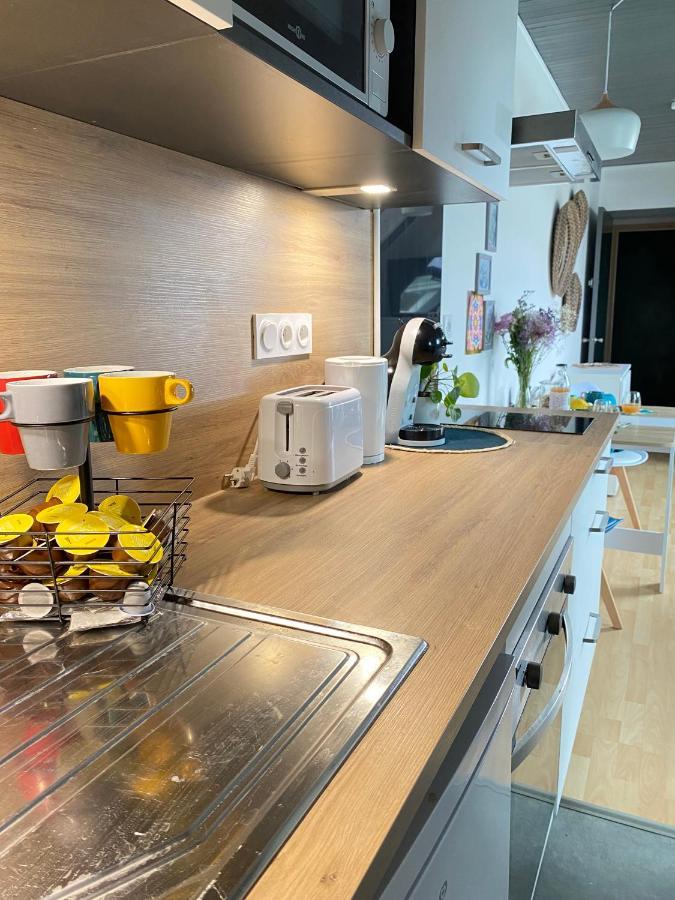 Appartement Agreable Cocon Sous Les Toits - Parking - Wifi à Pleneuf-Val-Andre Extérieur photo